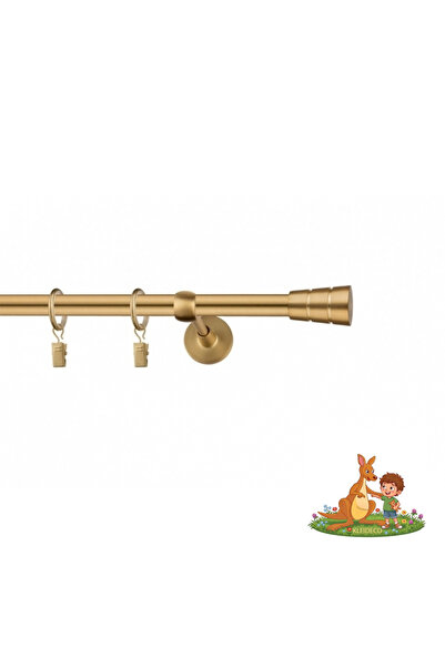 KLEIDECO Galerie simpla perdea HAWAII, Metal, Diametru 19mm, Capete MAUI, 160...