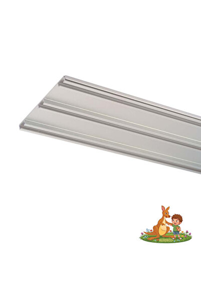 KLEIDECO Sina perdea Aluminiu Kleideco, model IZMIR, 3 canale, cu toate acces...