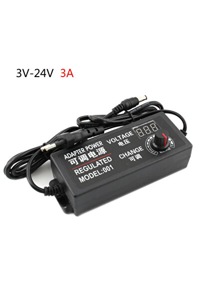 Choice3 EU 3V-24V-3A Adjustable AC To DC Power Supply 3V 5V 6V 9V 12V 15V 18V...
