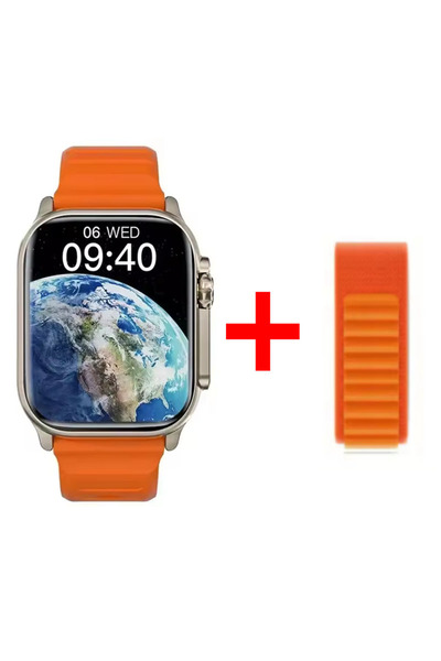 Choice15 Orange and Strap New Watch T900 U2 Smart Watch 49mm 2026 New NFC Men...
