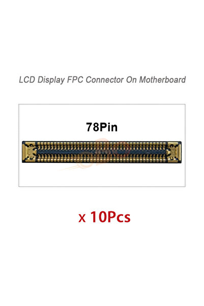 Choice1 10Pcs 10-100Pcs 78Pin LCD Display FPC Connector On Board Motherboard ...
