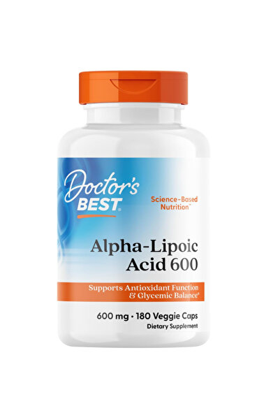 Doctor's Best Alpha Lipoic Acid Supplement 600mg - Alpha-Lipoic Acid Caps for...