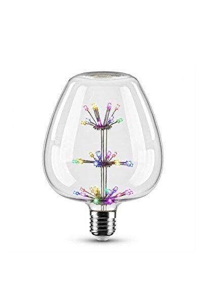 Happy Light لمبة LED بقوة 3W وبقاعدة E27 لون الإنارة ملون RGB