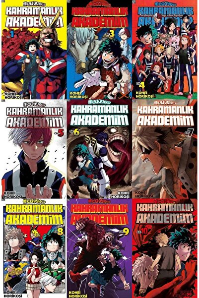 Gerekli Şeyler Yayıncılık Kahramanlık Akademim 1-3-4-5-6-7-8-9-10 manga seti ...