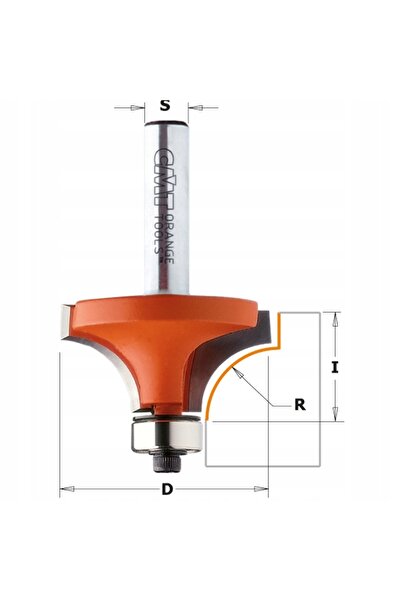 CMT Freză de rotunjire cu rulment inferior pentru parchet laminat 25,4 mm 938...