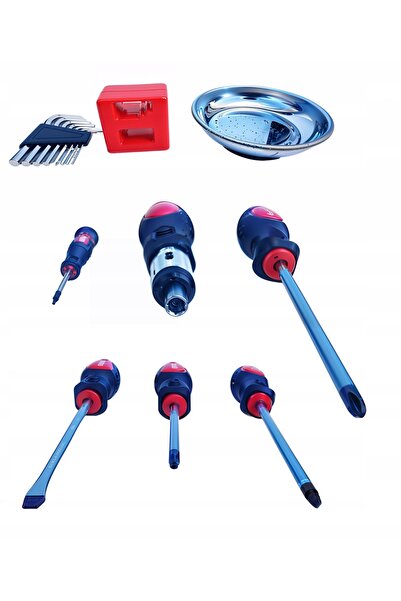 Ondragon Set de scule Șurubelnițe Biți de șurubelniță Suport 126-EL Bol magnetic