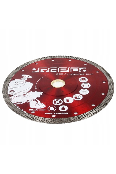 Rapid DISC DIAFANTĂ 200 mm PENTRU PLACĂ CERAMICĂ HIT