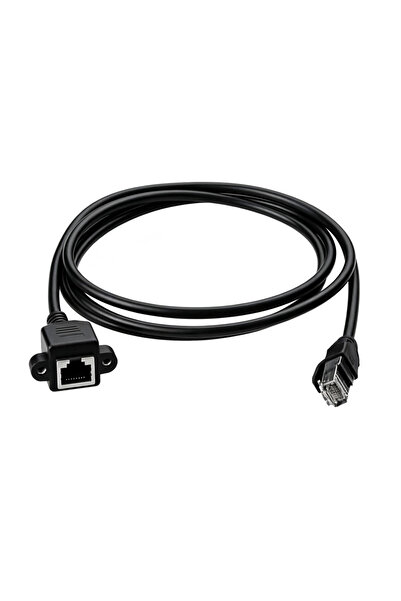 KEEPRO Rj45 Panel Type Ethernet Extension Cable Cat5E/Cat6 2m