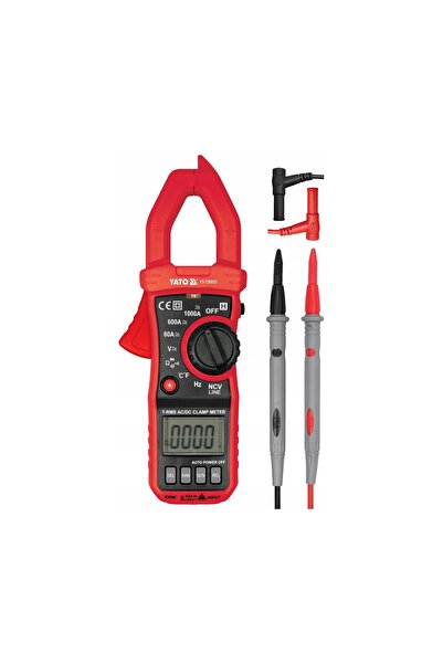 VOREL by YATO YATO MULTIMETRU CEEVATIC TIP CLEMĂ TRUE RMS AC/DC 10MA - 1000A ...