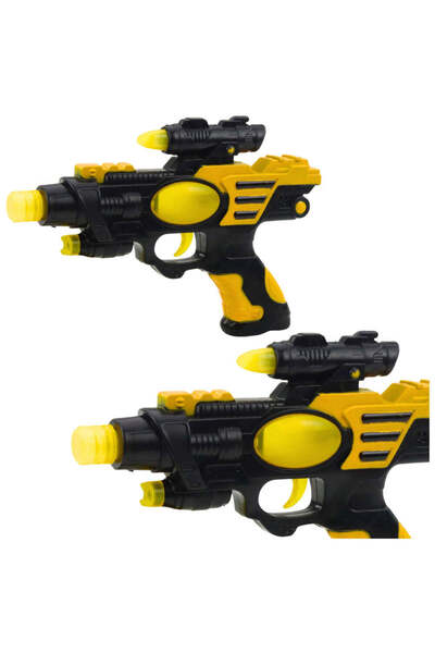 LEAN Pistol de jucărie futurist cu efecte de lumină și sunet, 25 x 17 x 4,5 c...