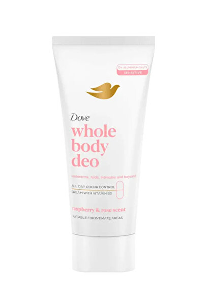 Dove Cremă de corp deodorantă Zmeură, 75 ml