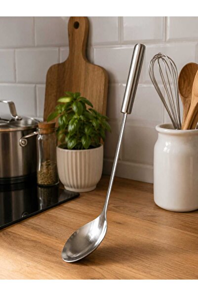 Home Stainless steel serving spoon