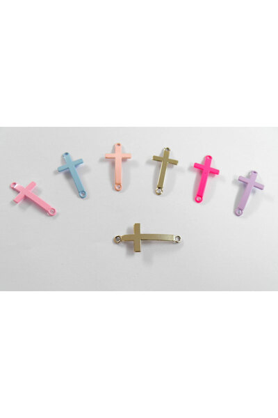 OEM UV CROSS 3.7εκ. x 1.7εκ. 0517752 (Περιλαμβάνει 50 τεμάχια) (ΦΟΥΚΣΙΑ)