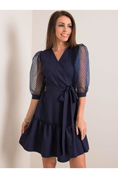 LAKERTA Rochie Dama Mini, Elegant, LAKERTA, Bleumarin de Petrecere