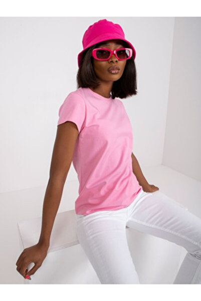 Basic Feel Good Tricou Dama Mini, Decolteu rotund, BASIC FEEL GOOD, Roz Casua...