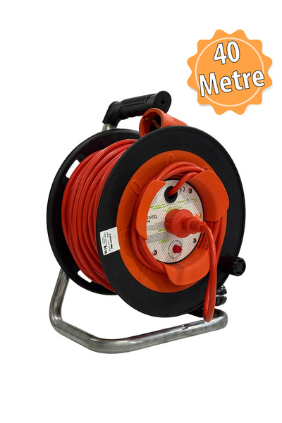 Bylion Elektrikli Araç Şarj Uzatma Kablo Makarası (Ev Tipi Şarj 3,5KW Monofaz...