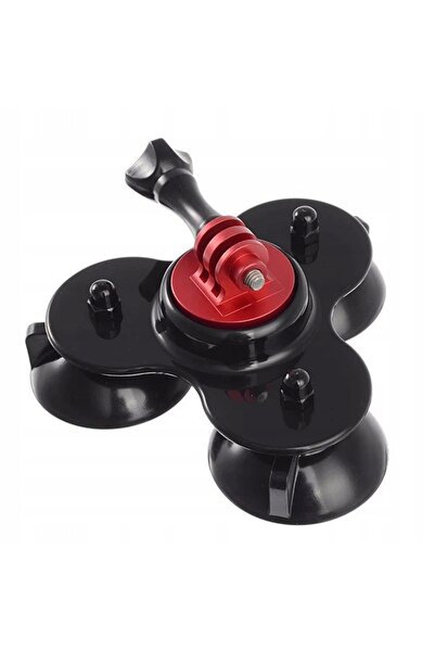 NO BRAND SJCAM Suport detașabil cu trei ventuze pentru camere sport de acțiun...
