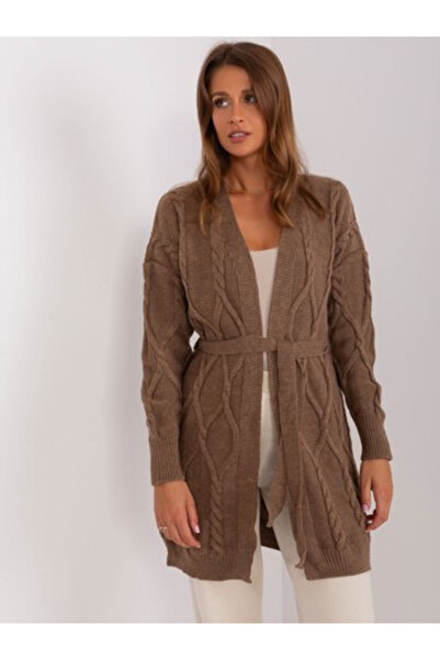 BADU Cardigan Dama, BADU, Acril, Maneca lunga, Maro, model BA-SW-8009-1.84P