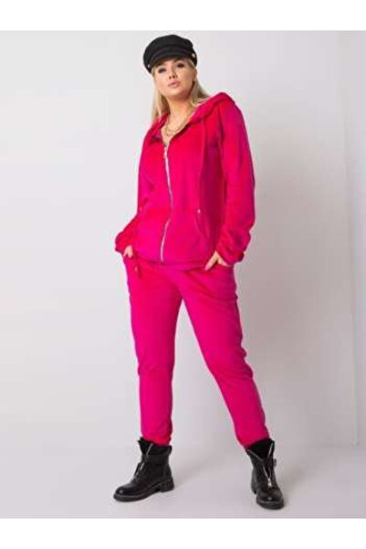 Relevance Compleu Dama, RELEVANCE, Bumbac, Maneca lunga, Roz neon, model RV-K...