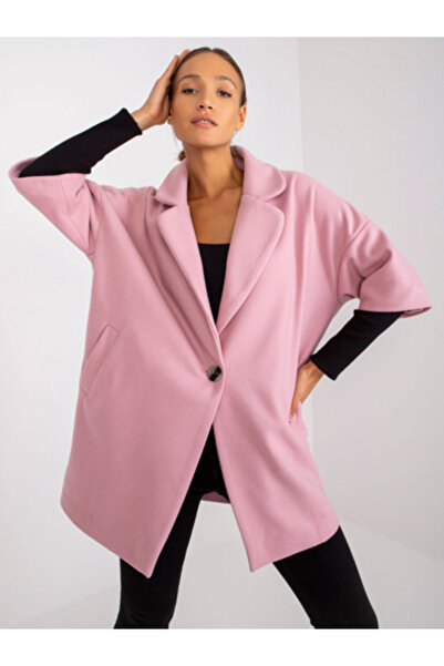 rue parıs Palton Dama, RUE PARIS, Poliester, Roz deschis, model CHA-0409.30X