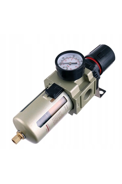 TC Technic Filtru de aer 3/4 " cu colector de condens, reductor de presiune 4...