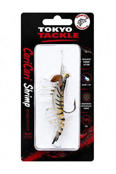 Tokyo Tackle CariCari Shrimp 7.6cm 6.5gr Silikon Karides Sahte Yem (Renk : TT...