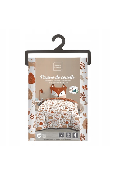 Douceur D'INTERIEUR Lenjerie de pat pentru copii 140 X 200 CM Bumbac Model Vu...