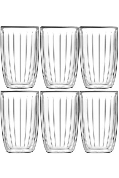 Vialli Design VIALLI 6 pahare înalte termice pentru cafea, latte, apă, sucuri...
