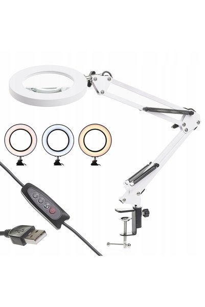 TECHREBAL STAȚIE DE LUTATURĂ CU AER CALD 2-ÎN-1 706+ ACCESORII LAMPĂ LED MATA