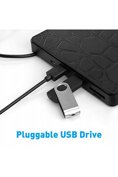 NO BRAND DYSK ZEWNĘTRZNY CD-R DVD-RW USB NAGRYVARKA ODTWARZACZ PRZENOŚNY