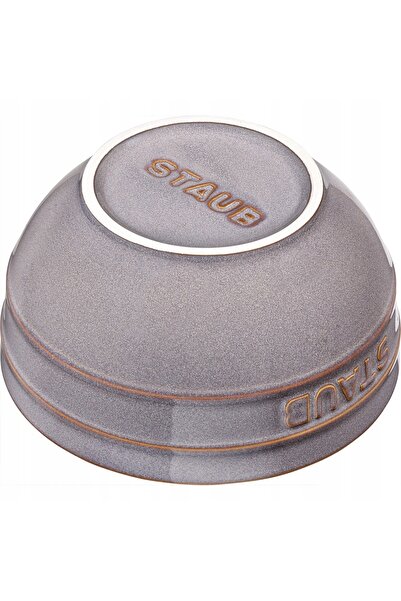STAUB Bol rotund de 12 cm, gri antic SERVING