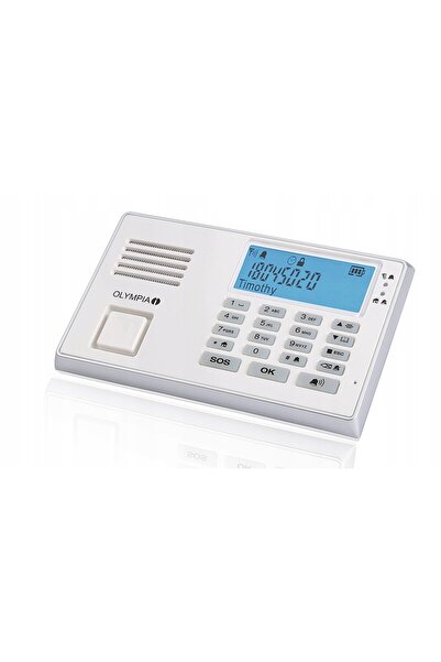 Olympia 9065 ALARMĂ CU FUNCȚIE DE APELURI VOCELE, PILOT + SENZOR DE FUM gsm