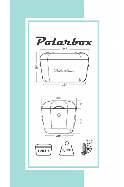 Polarbox FRIGIDER TURISTIC 20L EXCLUSIVE MARIN STILAT RETRO