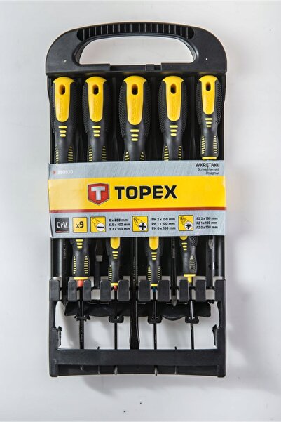topex Șurubelnițe, set de 9 bucăți.