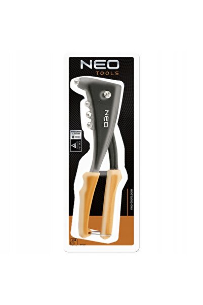NEO Tools Pistol de nituit pentru nituri din oțel și aluminiu 2.4/3.2/4.0/4.8 mm