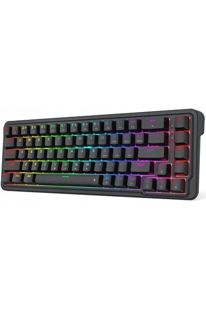 NO BRAND Tastatură mecanică pentru gameri Redragon NOVA K709-RGB USB-C Negru