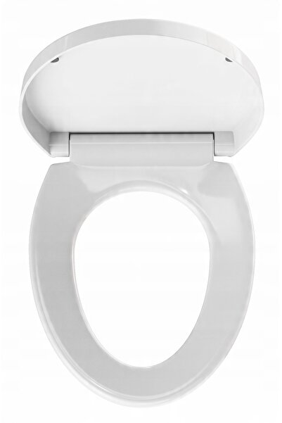 Granitan Scaun de toaletă universal, cu spătar reglabil, pentru WC Santos ALB