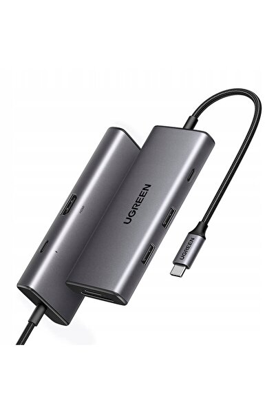 NO BRAND HUB UGREEN CM498 ADAPTOR 7 în 1 USB-C / 2XUSB-A 3.2, USB-C 3.2, SD/T...