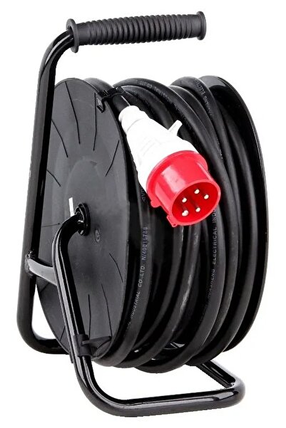 yato PRELUNGITOR CU TAMBUR ELEVAT 25M 2,5MM 230/400V 3 PRIZE CONSTRUCȚIE YT-8120