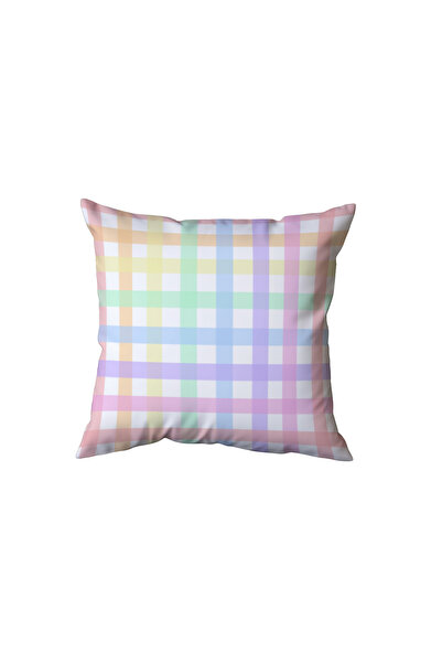 Beramussa Soft Colorful Checkered Pillow, Gift