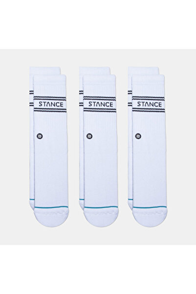 Stance Socks Basic 3 Pack Crew White