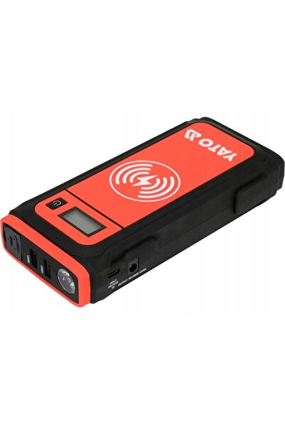 yato YT-83085 Jump Starter Power Bank 16000mAh, 800A, Wireless Charging, LCD ...