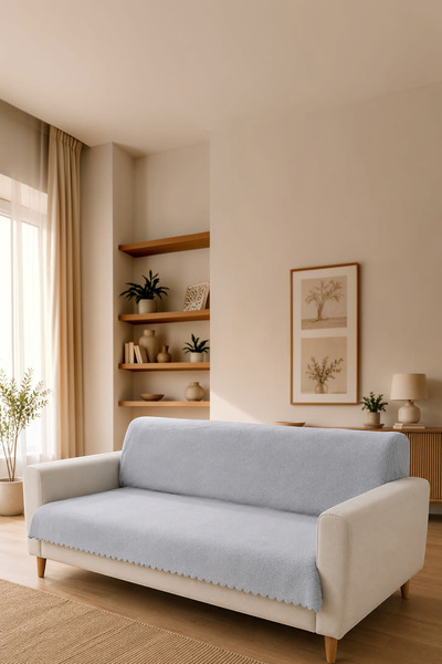 Vivanni Home Bambu Süngerli Esnek Bohem Koltuk Örtüsü Yumuşak Yüzey Makinede ...