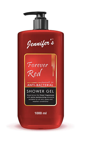 Jennifer's Jennifers Forever Red Anti-Bacterial Shower Gel 1 Liter - Extra Mo...