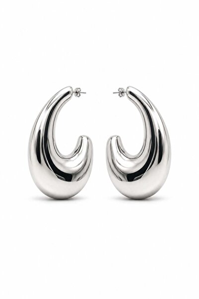 ELVAN TOLON Wave Earrings Silver