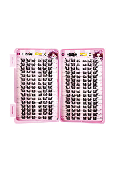 Choice style 3 32 Rows Korean Style Fluffy Fairy Manga False Eyelashes Cluste...