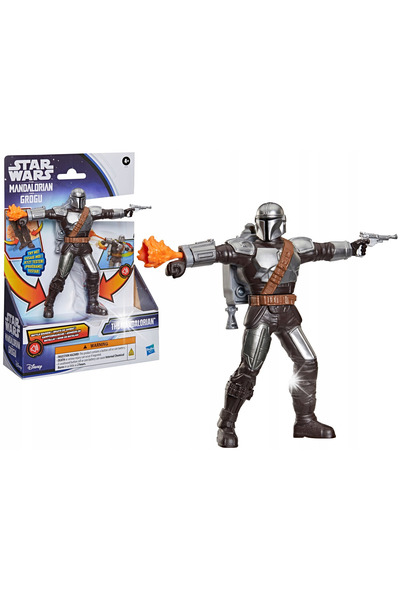 Hasbro Marvel Figurină Star Wars Action Fx The Mandalorian 15 cm. Sunet de mi...