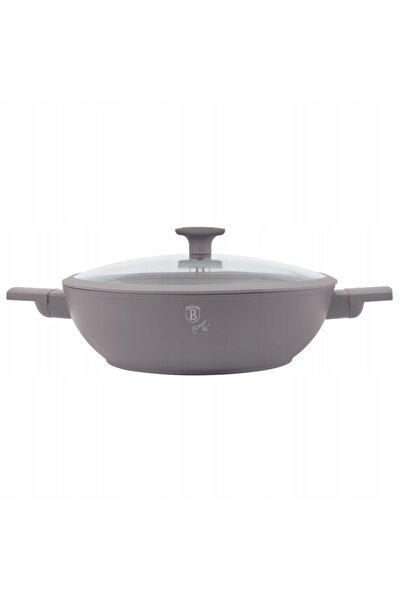 Berlinger Haus Tigaie cu capac 30CM pentru inducție și gaz, Colecția Taupe BH...