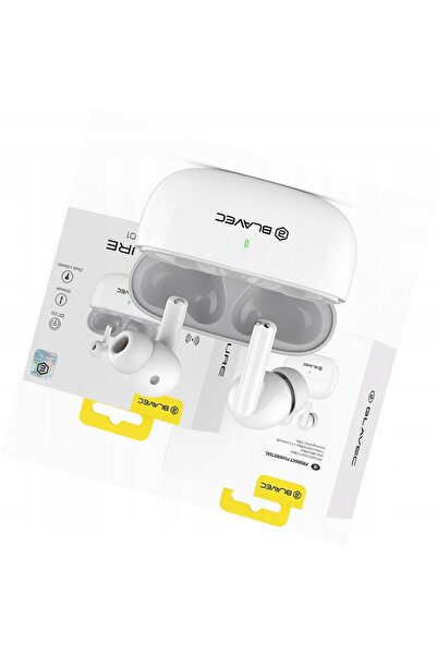 Blavec Căști wireless BW-01 albe Bluetooth pentru Oppo Reno 10 5G
