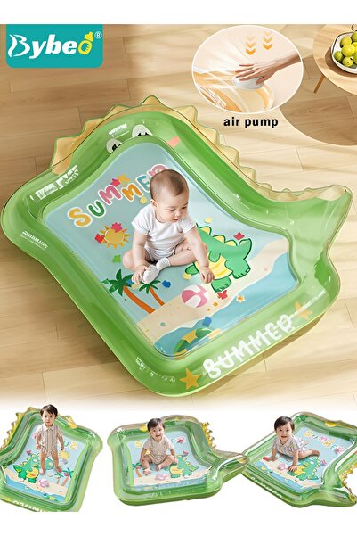 BYBEO Baby Water Play Mat, Premium Tummy Time Water Mat, Inflatable Water Pla...